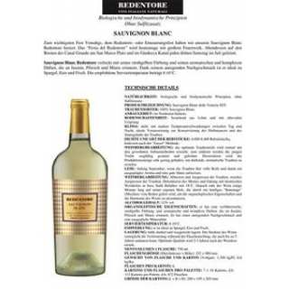 Redentore Sauvignon Blanc 0,75